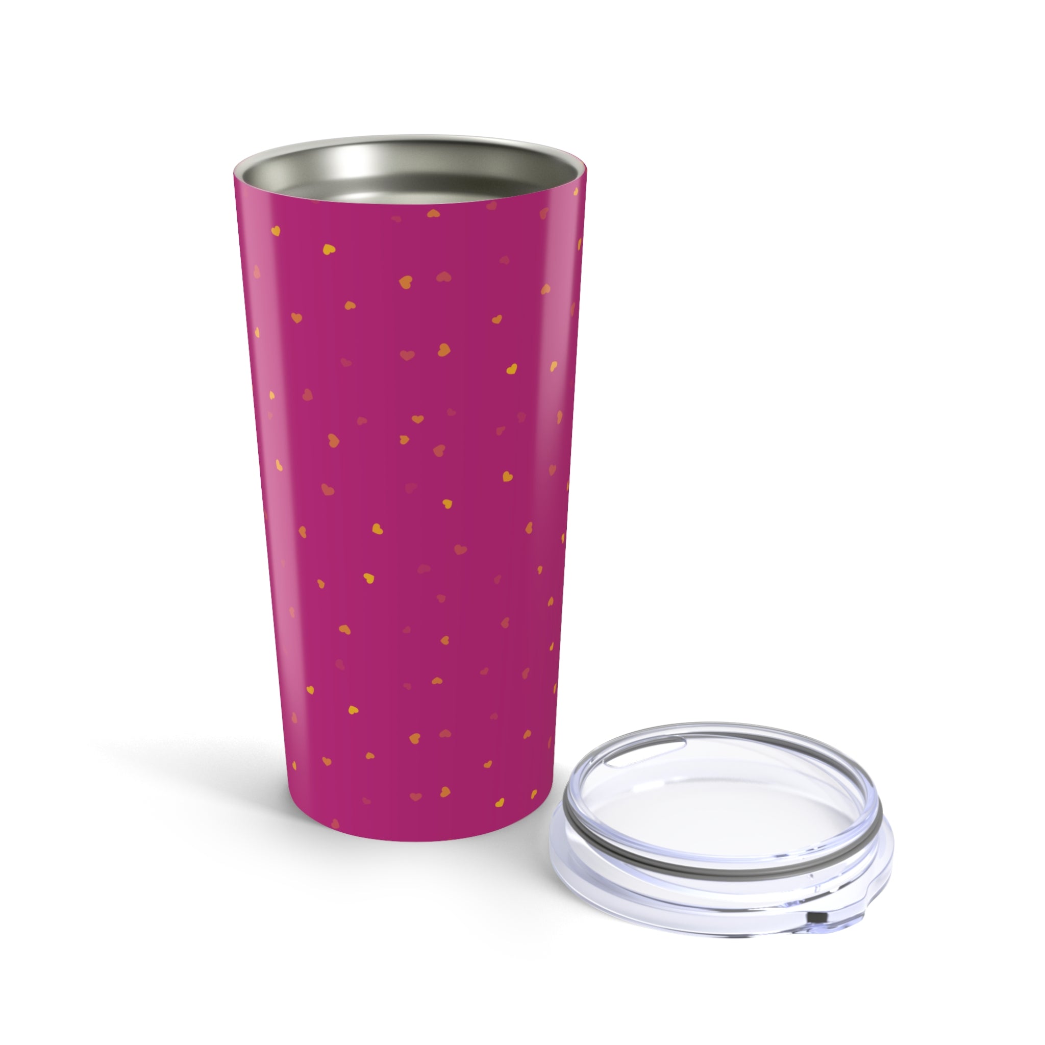 Floral Stainless Steel Tumbler 20oz, Birthday Gifts, Gift for Her, Pink Color Drinkware