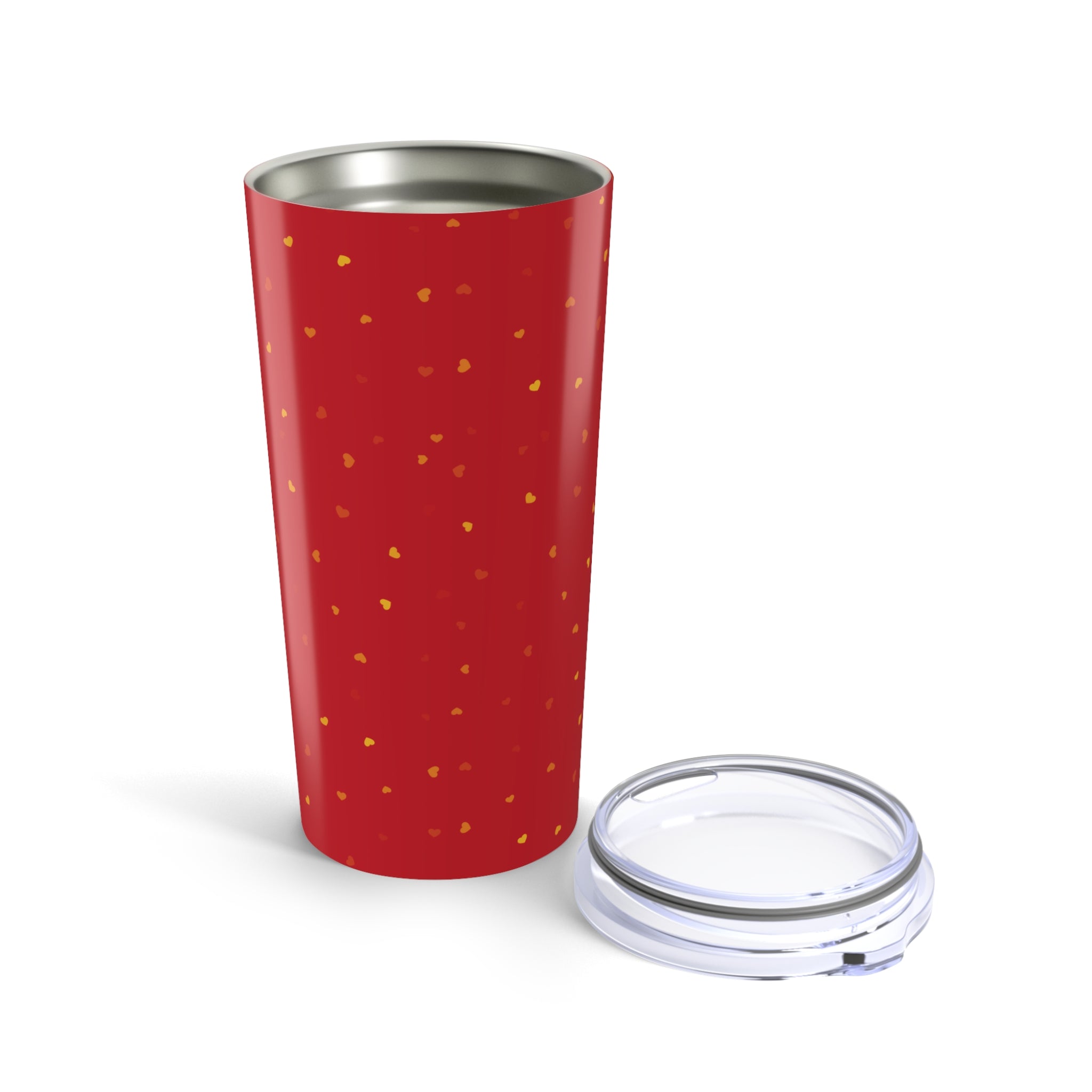 Floral Stainless Steel Tumbler 20oz, Birthday Gifts, Gift for Her, Red Color Drinkware