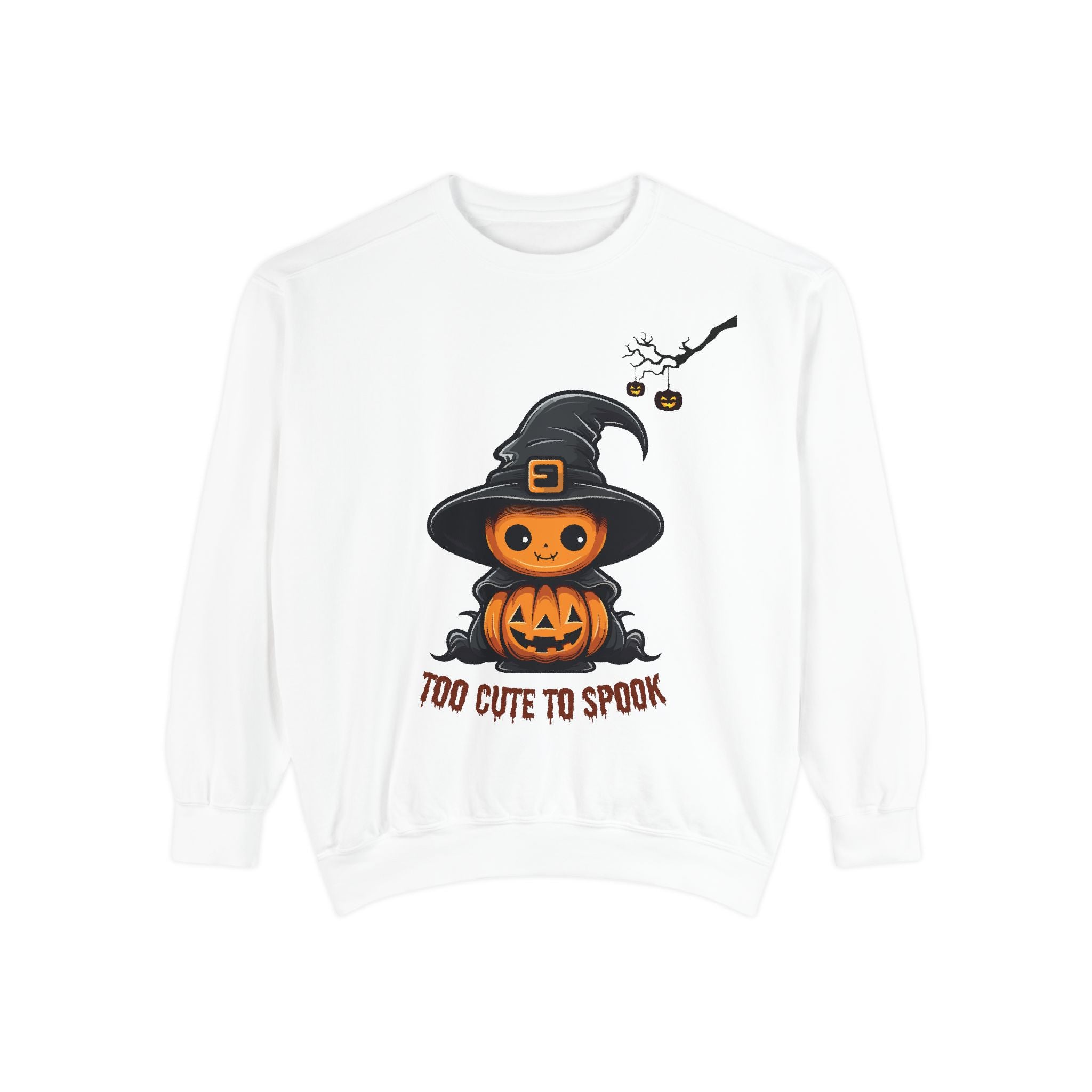 Too Cute To Spook - Mens Sweatshirt, Halloween Sweatshirts