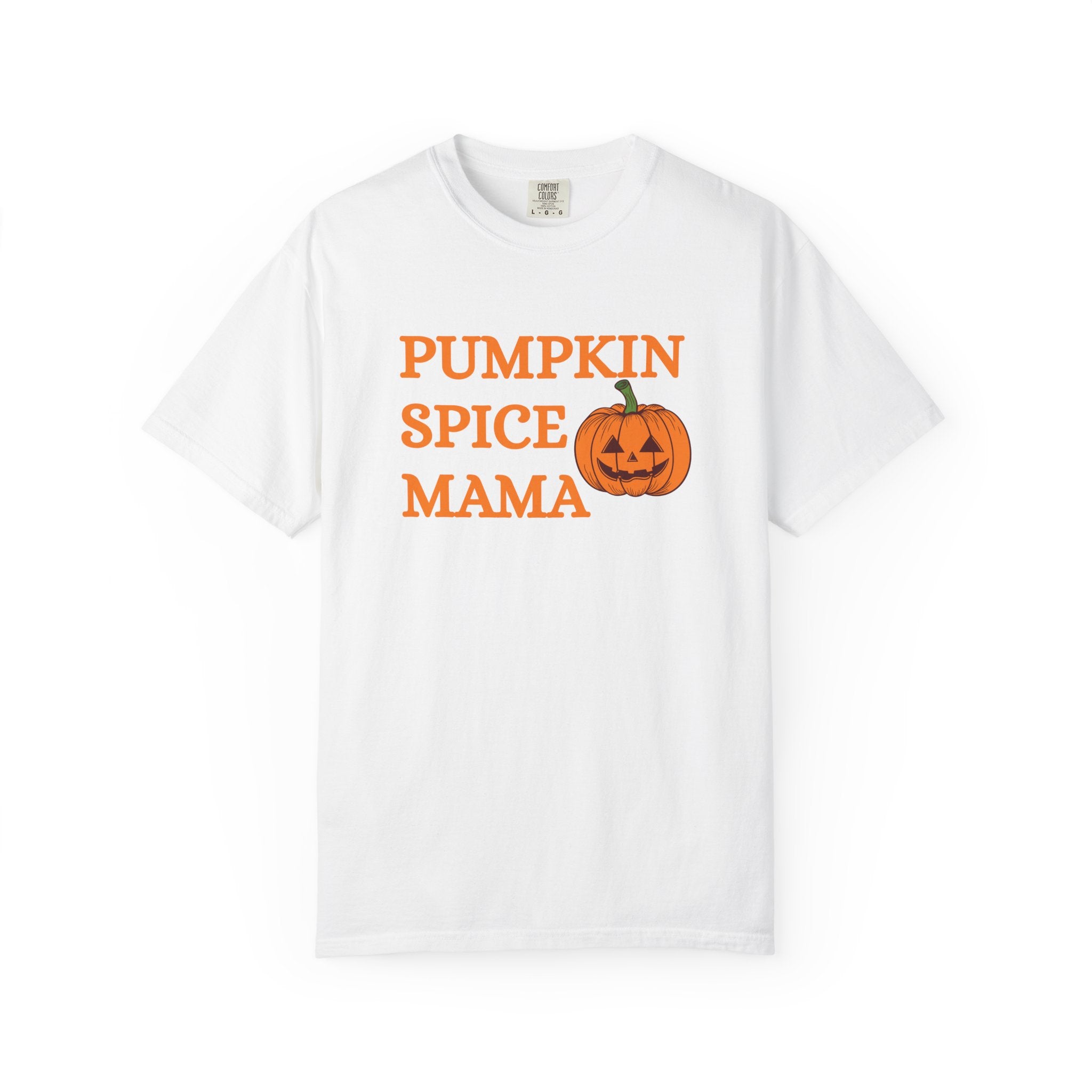 Pumpkin Spice Mama Fall Comfort Colors 1717 Graphic Tee – Cozy Autumn Shirt for Women