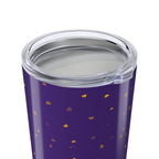 Floral Stainless Steel Tumbler 20oz, Birthday Gifts, Gift for Her, Purple Color Drinkware