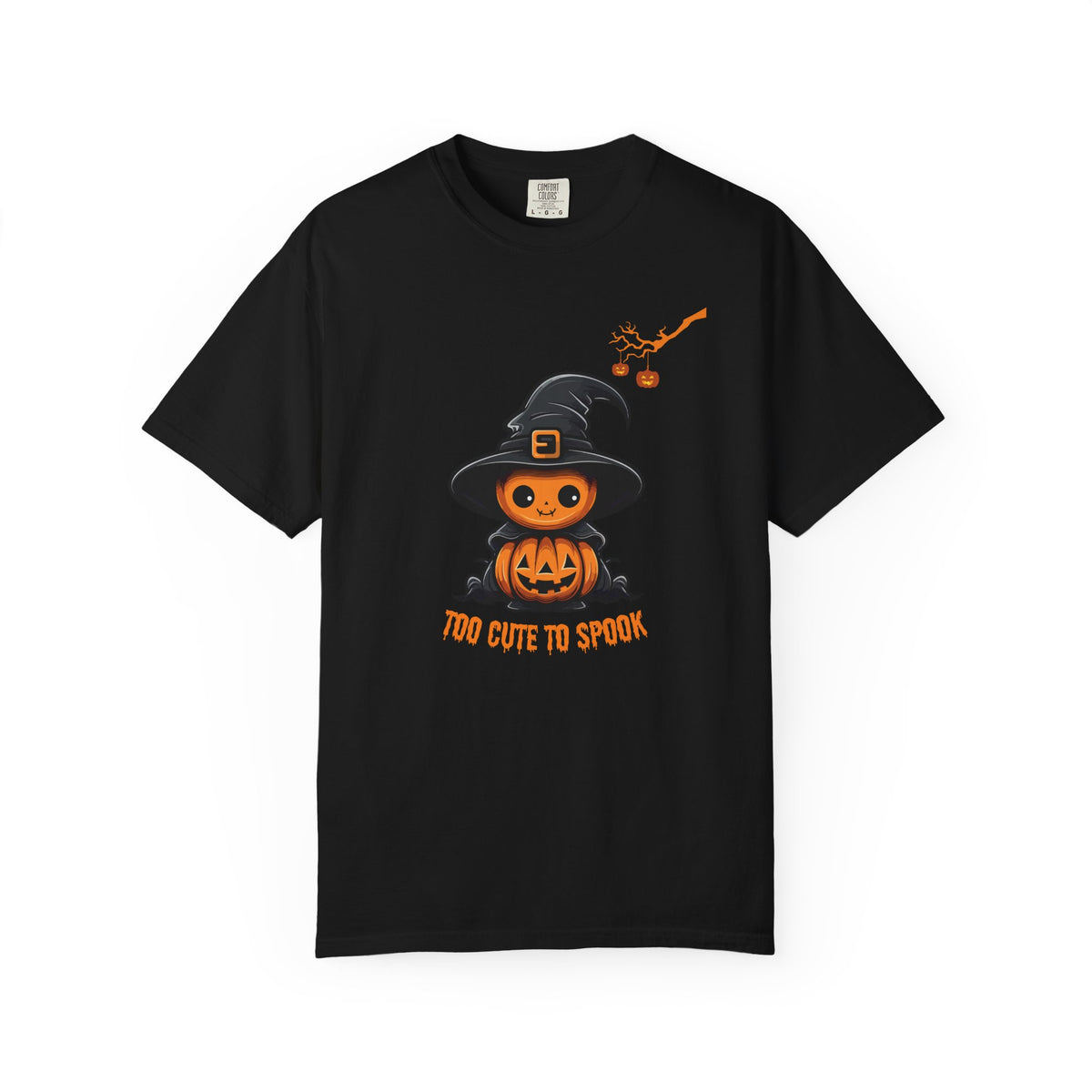 Halloween Pumpkin Fall Comfort Colors 1717 Graphic Tee – Cozy Halloween Shirt for Women
