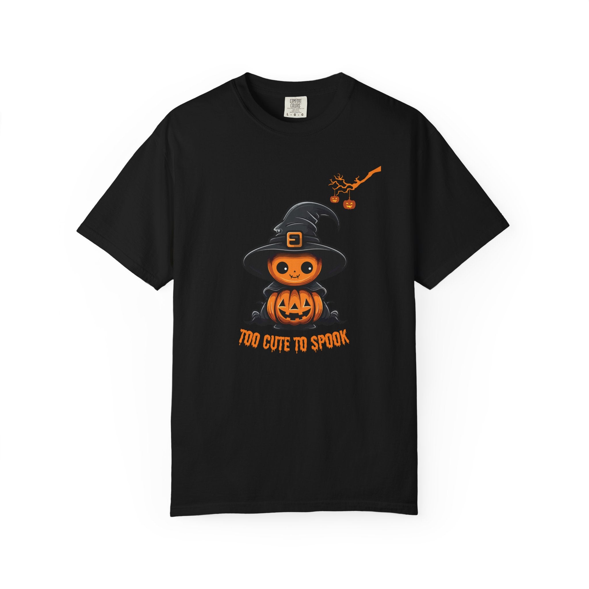 Halloween Pumpkin Fall Comfort Colors 1717 Graphic Tee – Cozy Halloween Shirt for Women
