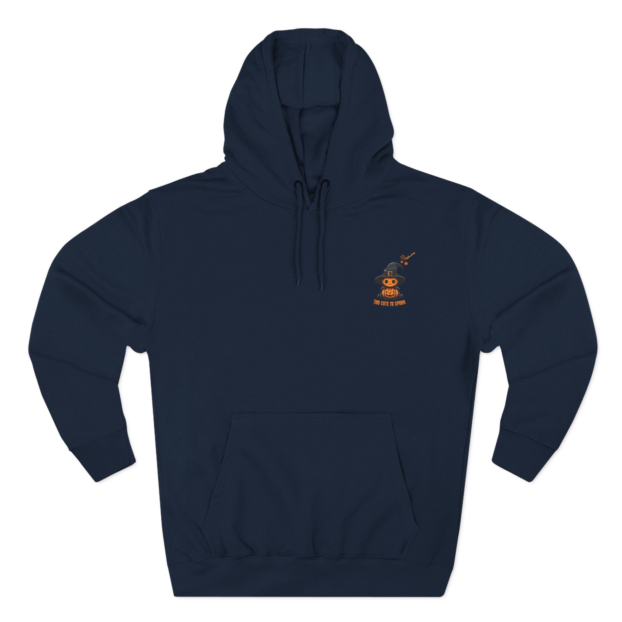 Too Cute To Spook - Three-Panel Fleece Hoodie, Premium Women's Hoodie