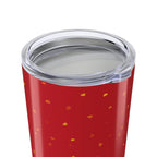Floral Stainless Steel Tumbler 20oz, Birthday Gifts, Gift for Her, Red Color Drinkware