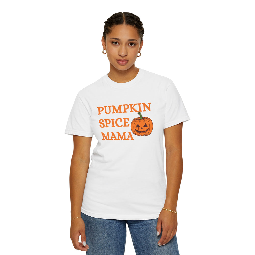 Pumpkin Spice Mama Fall Comfort Colors 1717 Graphic Tee – Cozy Autumn Shirt for Women