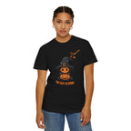 Halloween Pumpkin Fall Comfort Colors 1717 Graphic Tee – Cozy Halloween Shirt for Women