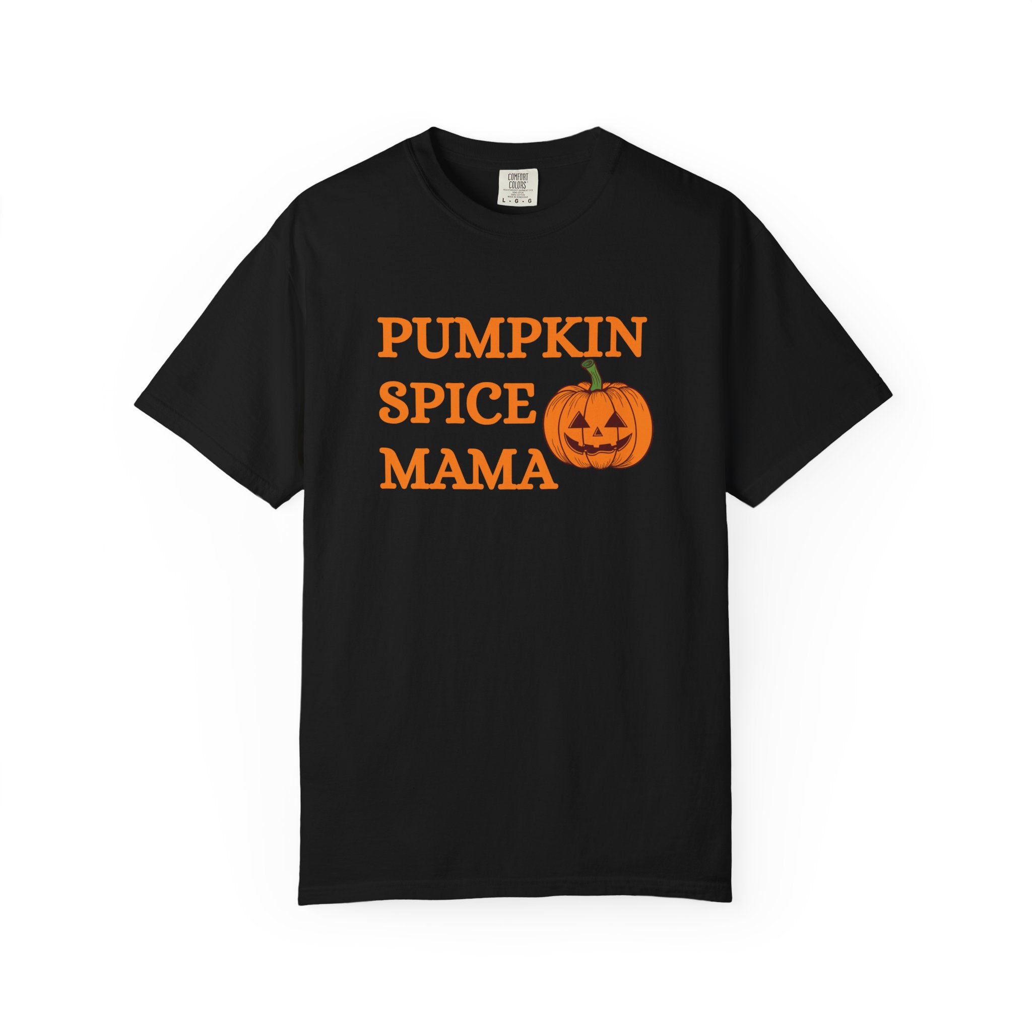Pumpkin Spice Mama Fall Comfort Colors 1717 Graphic Tee – Cozy Autumn Shirt for Women