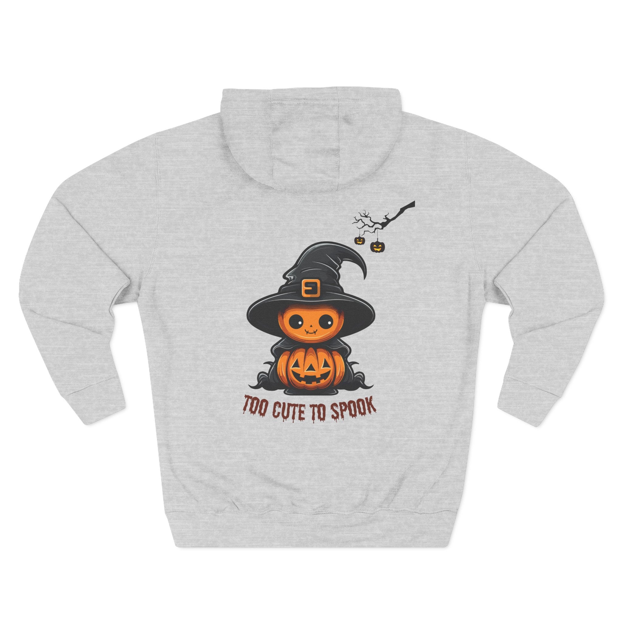 Too Cute To Spook - Three-Panel Fleece Hoodie, Premium Women's Hoodie
