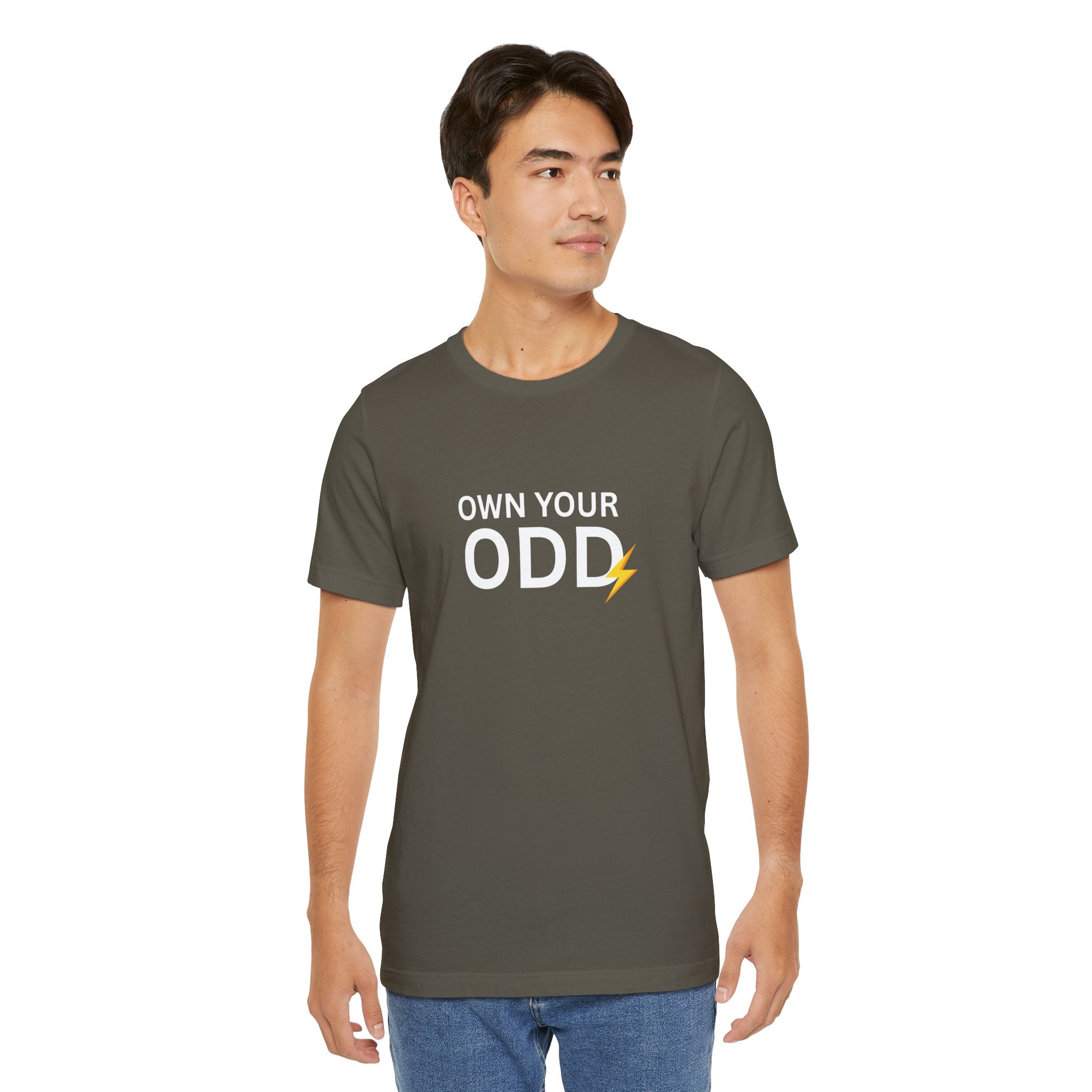 Own Your Odd – Premium Men's Jersey Short Sleeve Tee