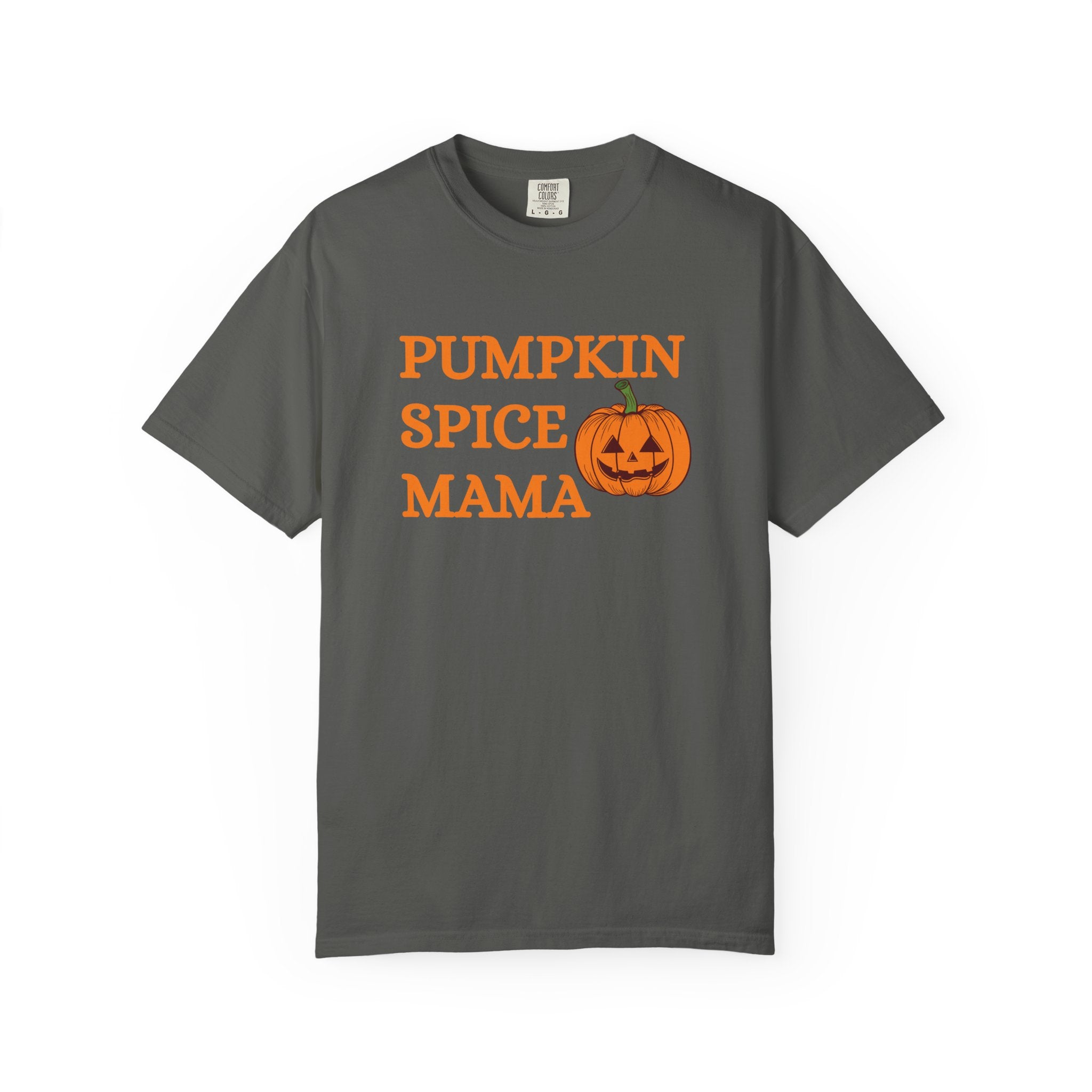 Pumpkin Spice Mama Fall Comfort Colors 1717 Graphic Tee – Cozy Autumn Shirt for Women