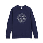 Wildflower Hummingbird Women's Sweatshirt – Floral Nature Lover Sweater, Botanical Bird Top, Gift for Mom