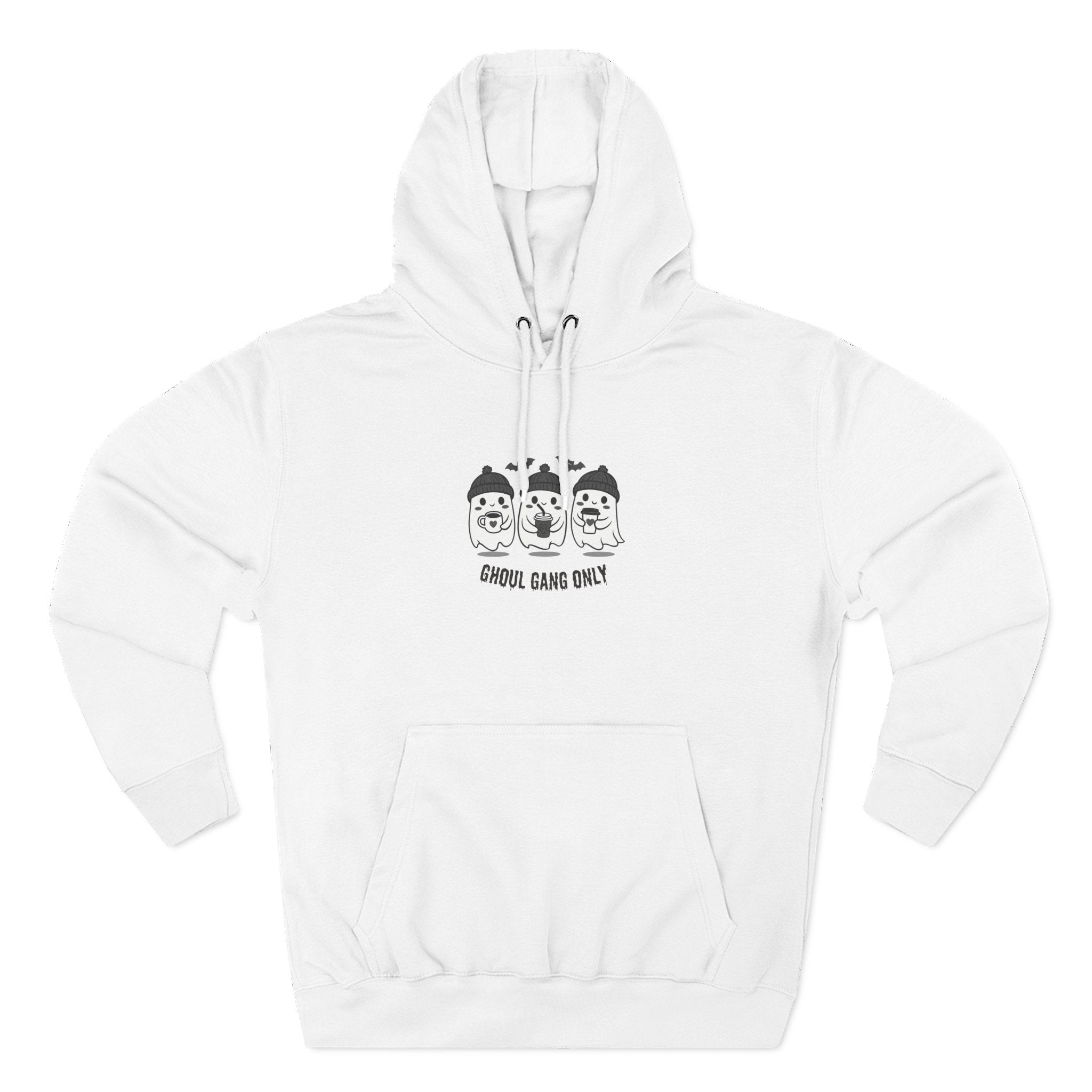 Copy of Ghoul Gang Only – Three-Panel Fleece Hoodie | Cozy Halloween Ghost Pullover, Women's Hoodie