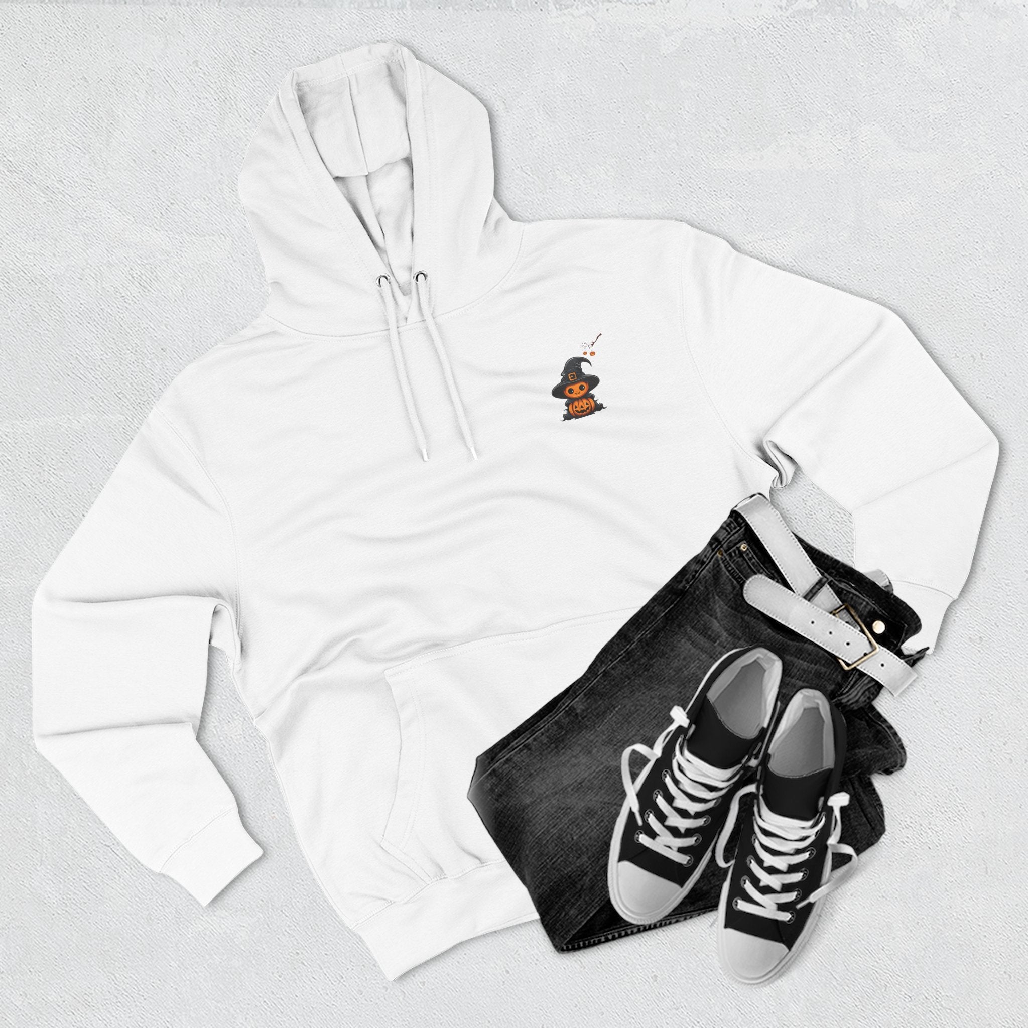 Too Cute To Spook - Three-Panel Fleece Hoodie, Premium Women's Hoodie