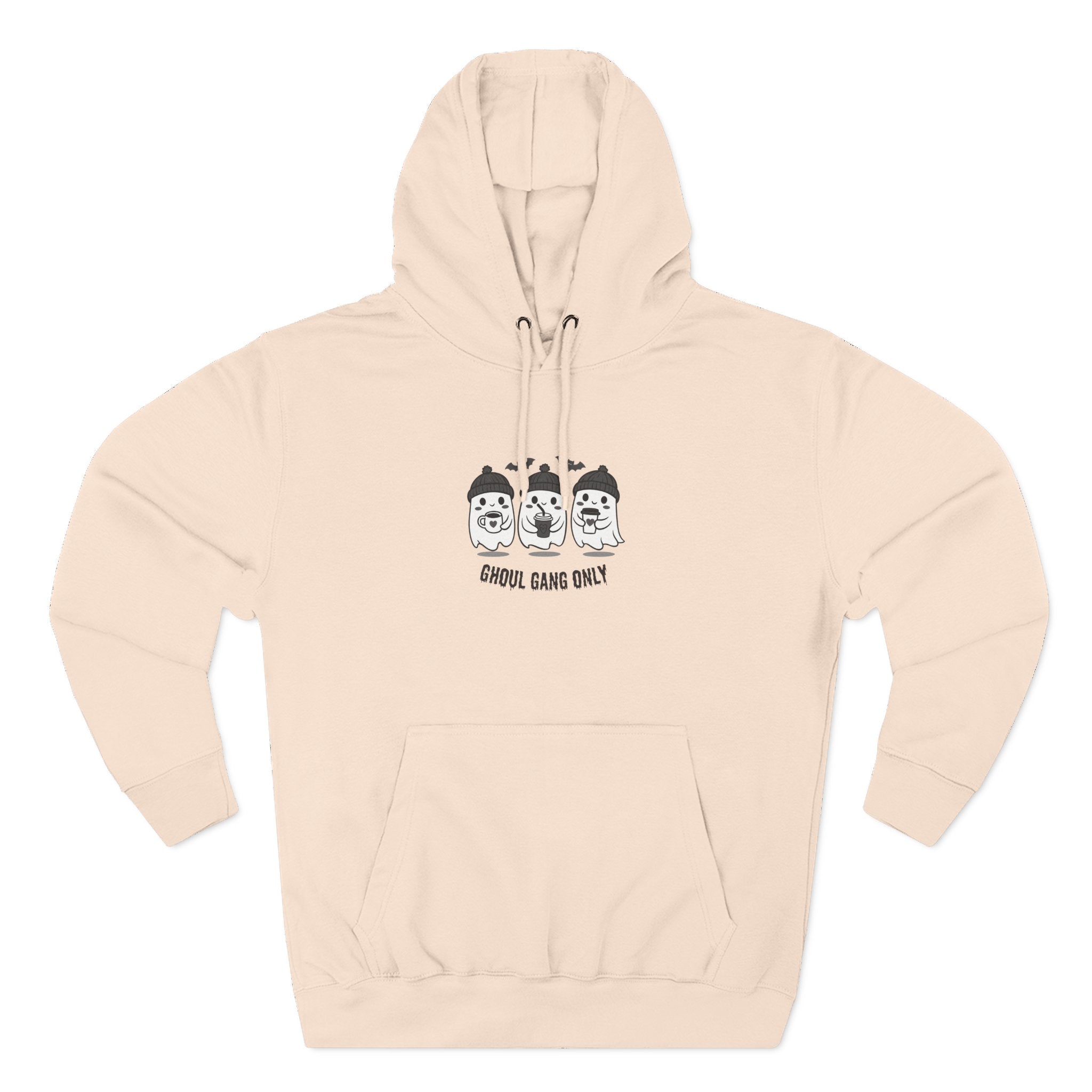 Copy of Ghoul Gang Only – Three-Panel Fleece Hoodie | Cozy Halloween Ghost Pullover, Women's Hoodie