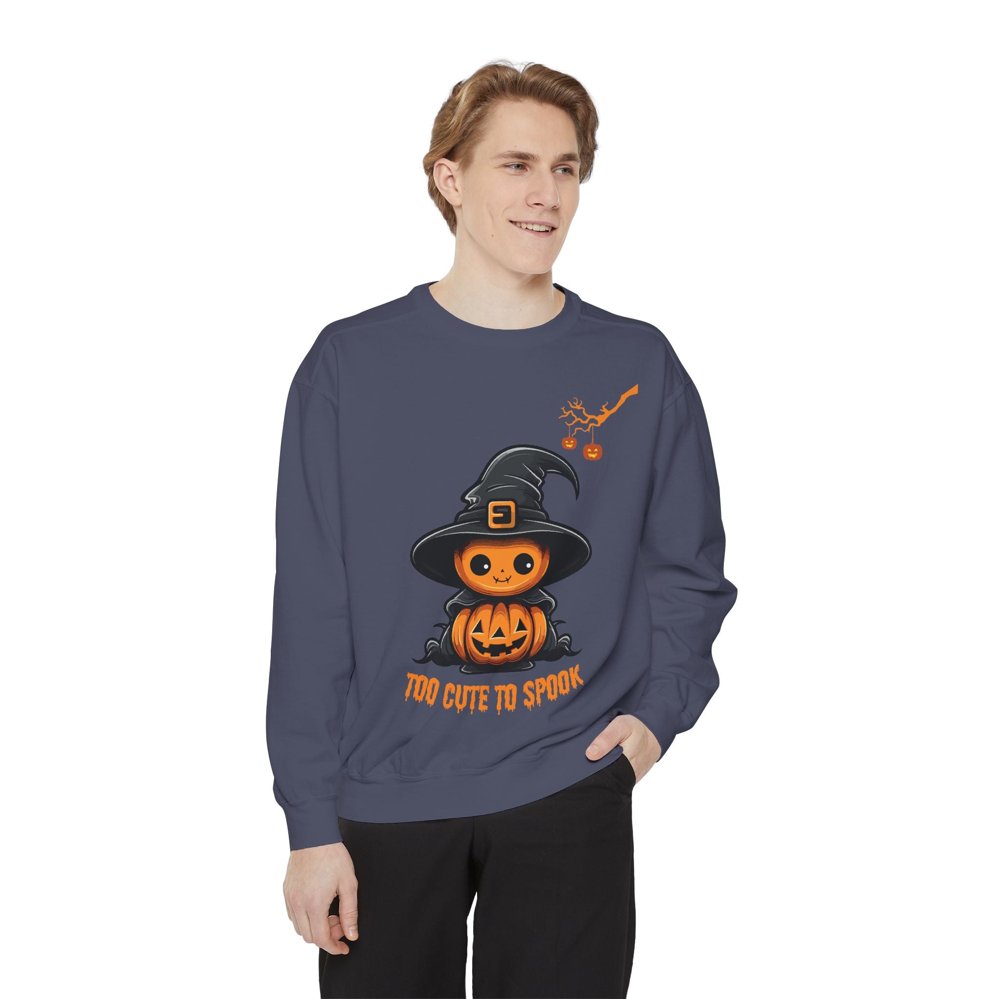 Too Cute To Spook - Mens Sweatshirt, Halloween Sweatshirts