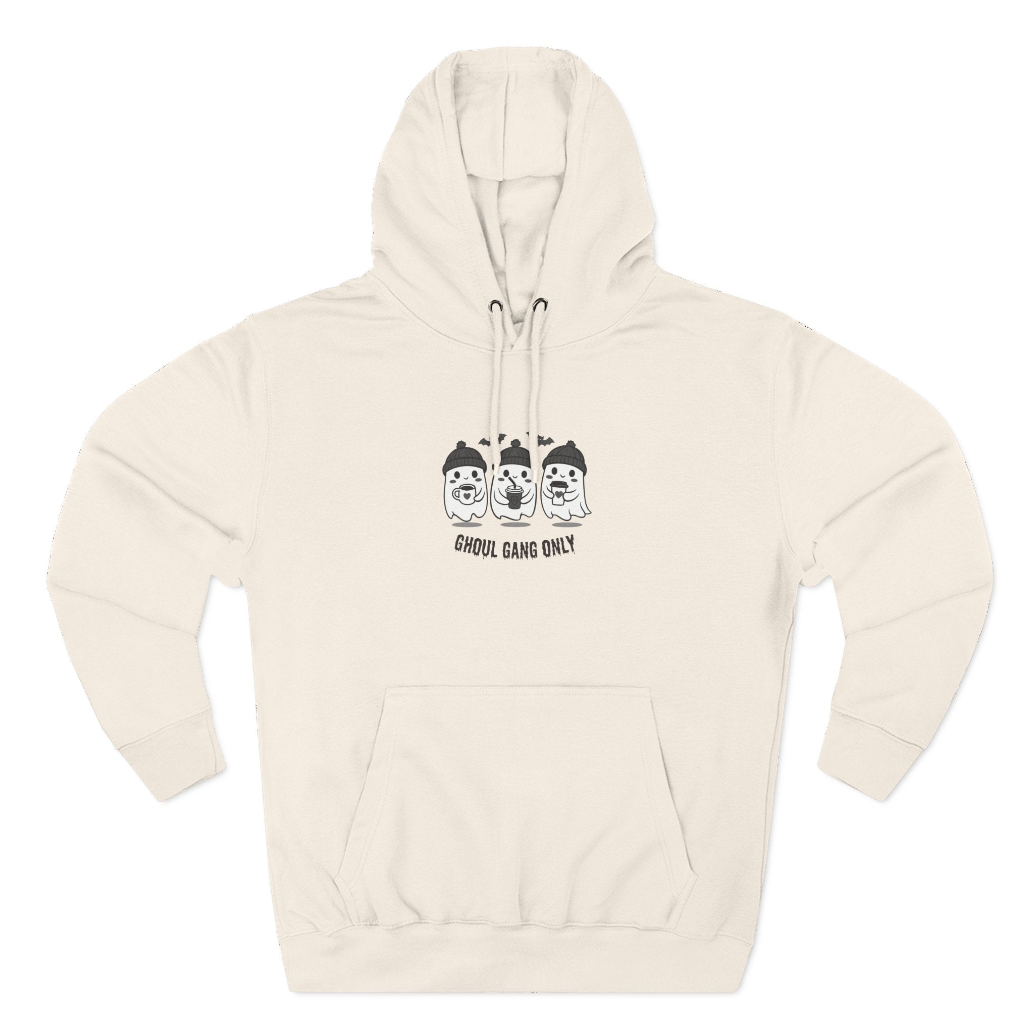 Copy of Ghoul Gang Only – Three-Panel Fleece Hoodie | Cozy Halloween Ghost Pullover, Women's Hoodie