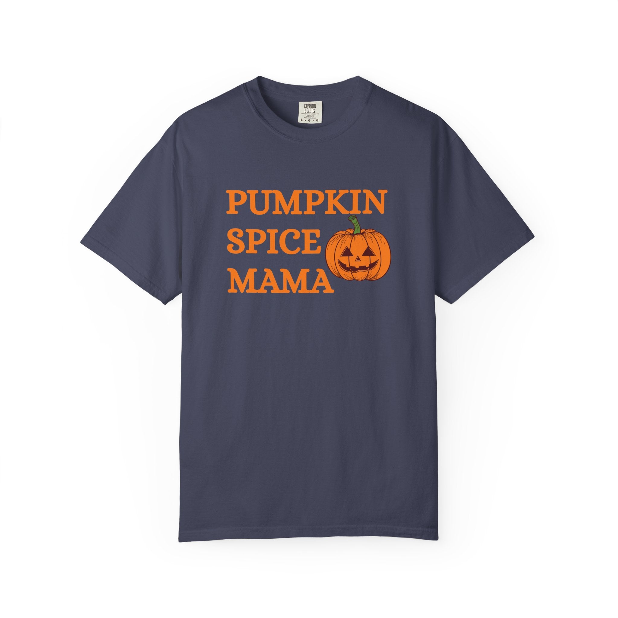 Pumpkin Spice Mama Fall Comfort Colors 1717 Graphic Tee – Cozy Autumn Shirt for Women