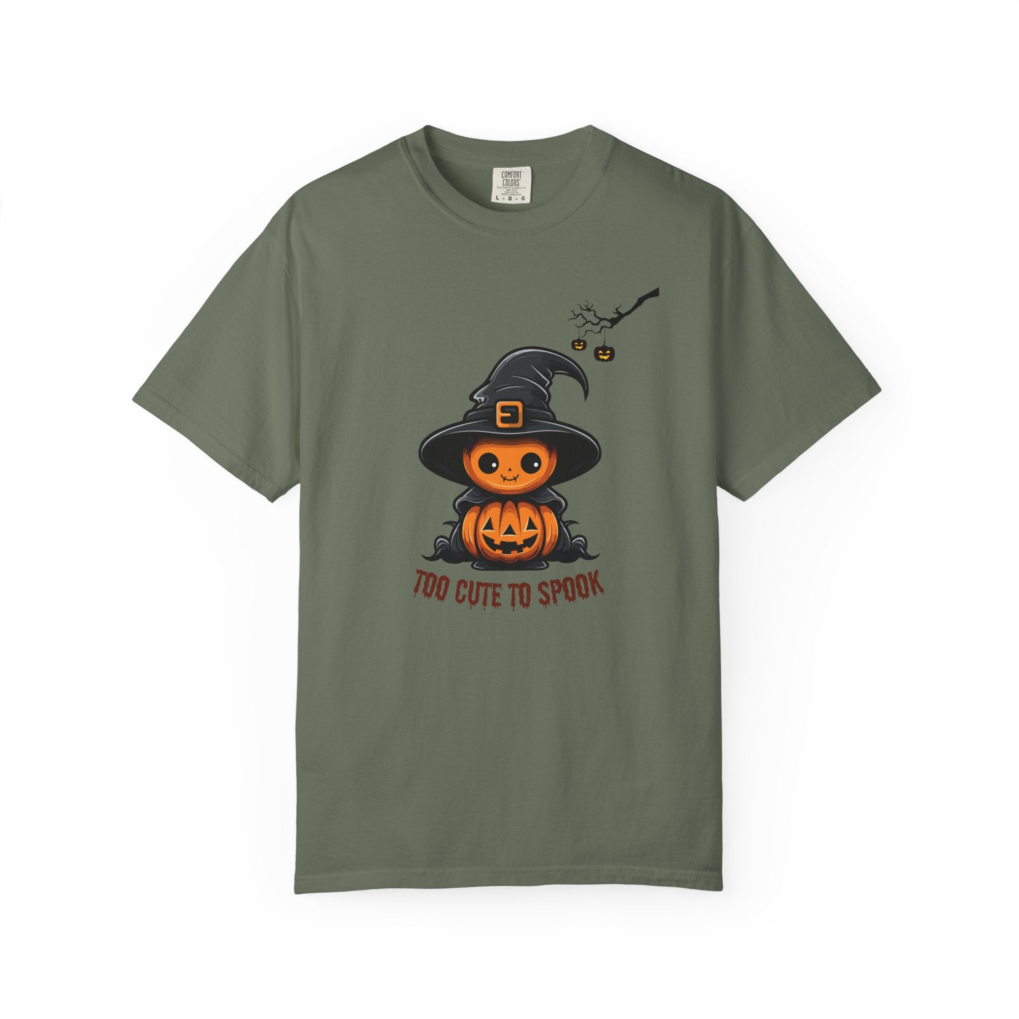 Halloween Pumpkin Fall Comfort Colors 1717 Graphic Tee – Cozy Halloween Shirt for Women