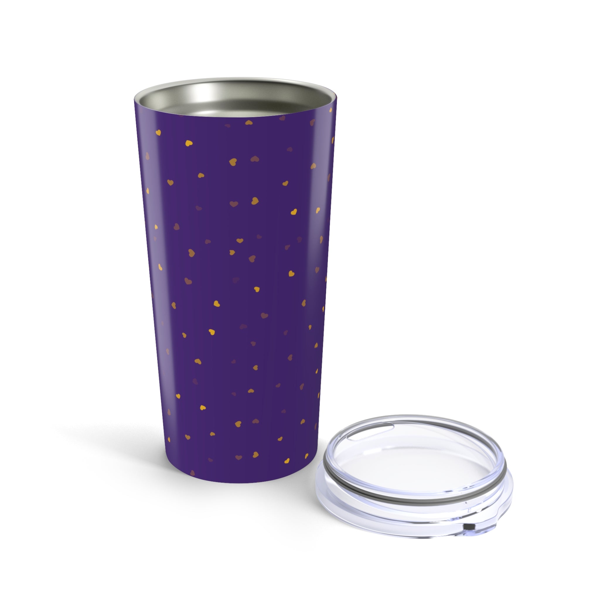 Floral Stainless Steel Tumbler 20oz, Birthday Gifts, Gift for Her, Purple Color Drinkware