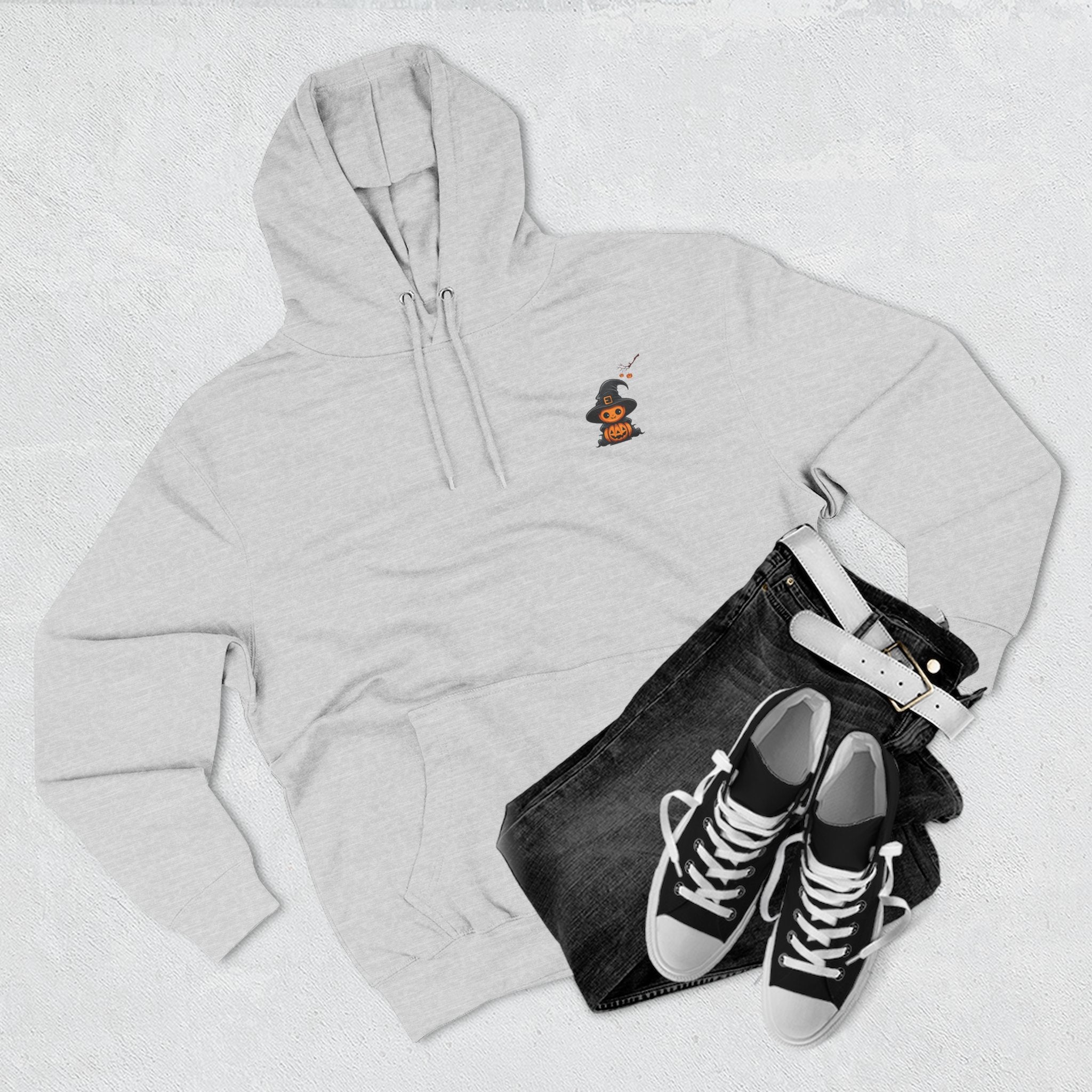 Too Cute To Spook - Three-Panel Fleece Hoodie, Premium Women's Hoodie