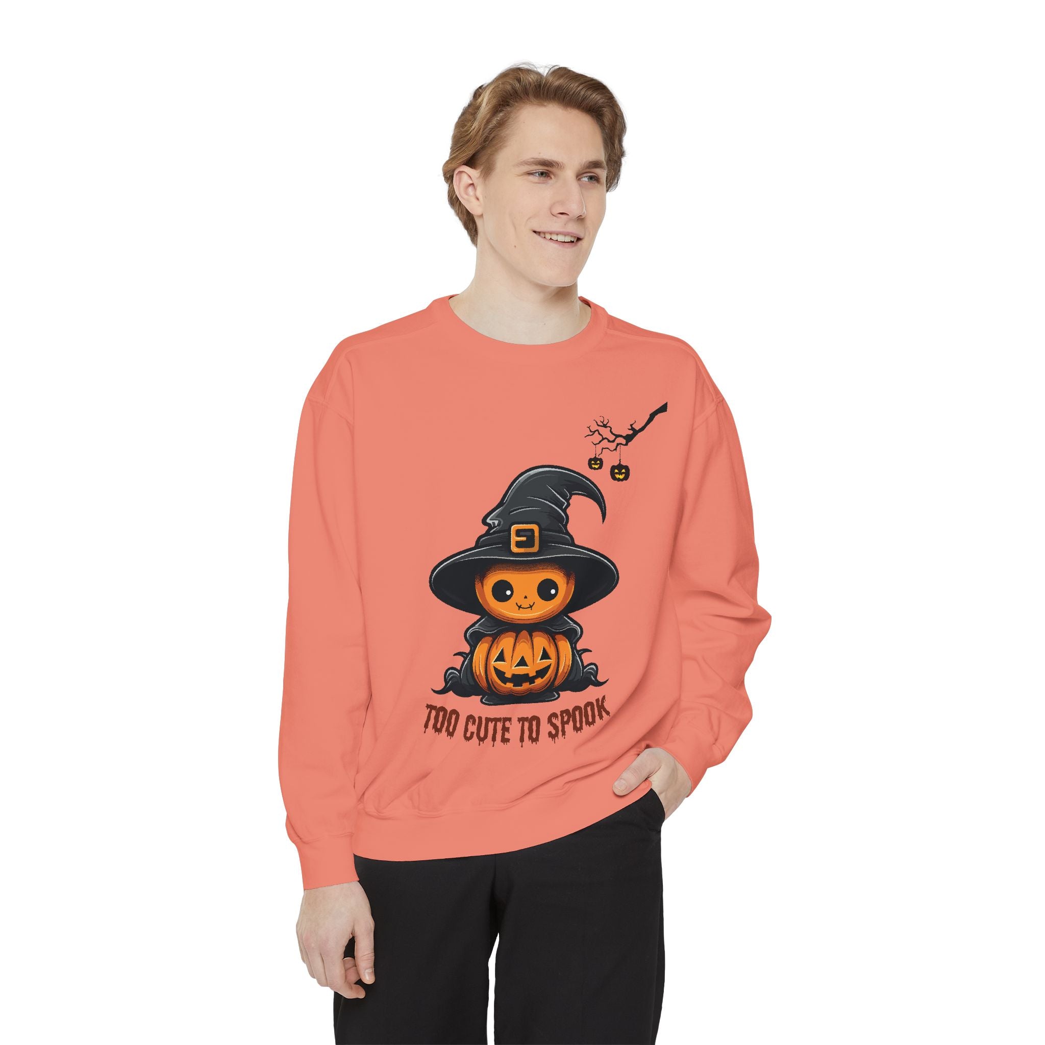 Too Cute To Spook - Mens Sweatshirt, Halloween Sweatshirts