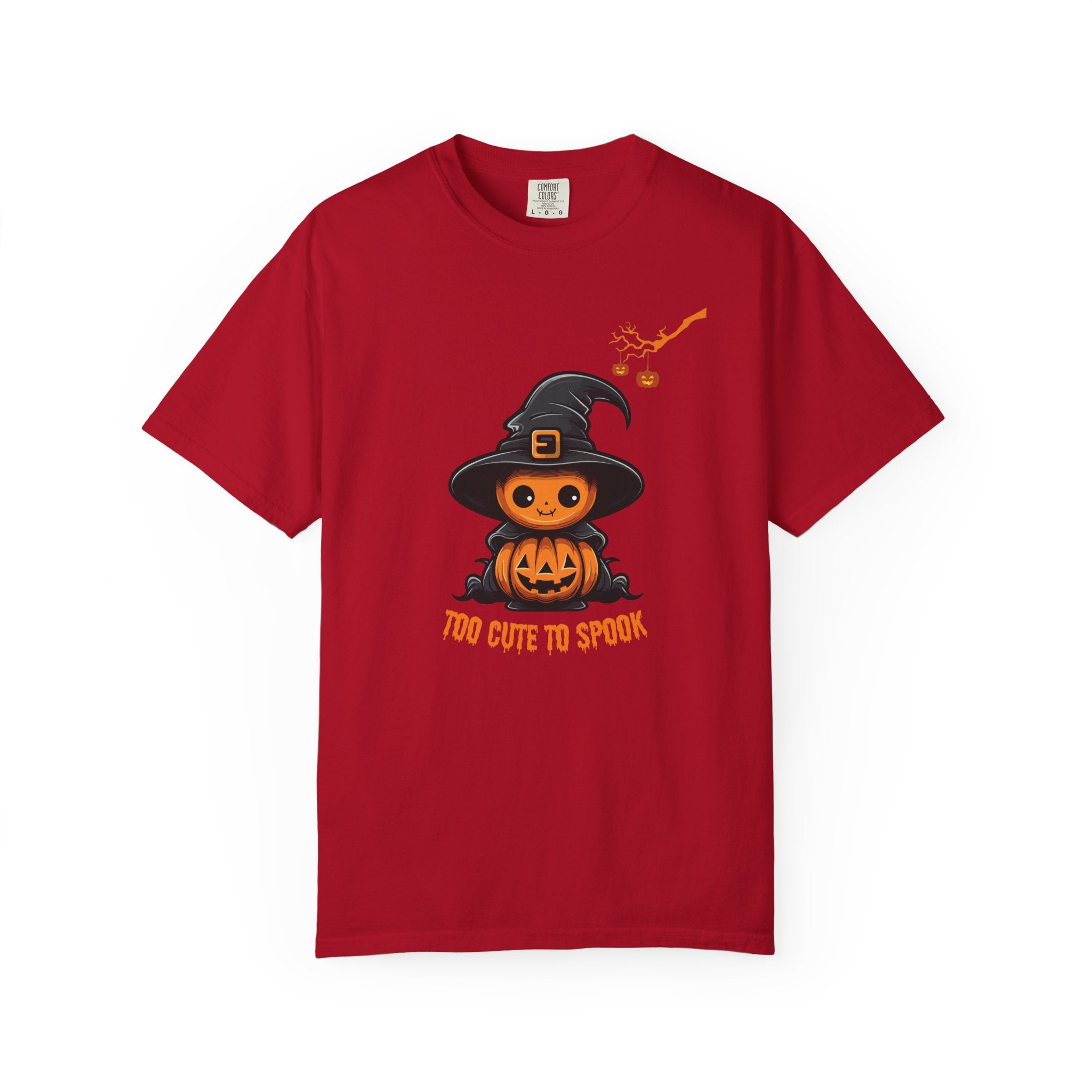 Halloween Pumpkin Fall Comfort Colors 1717 Graphic Tee – Cozy Halloween Shirt for Women