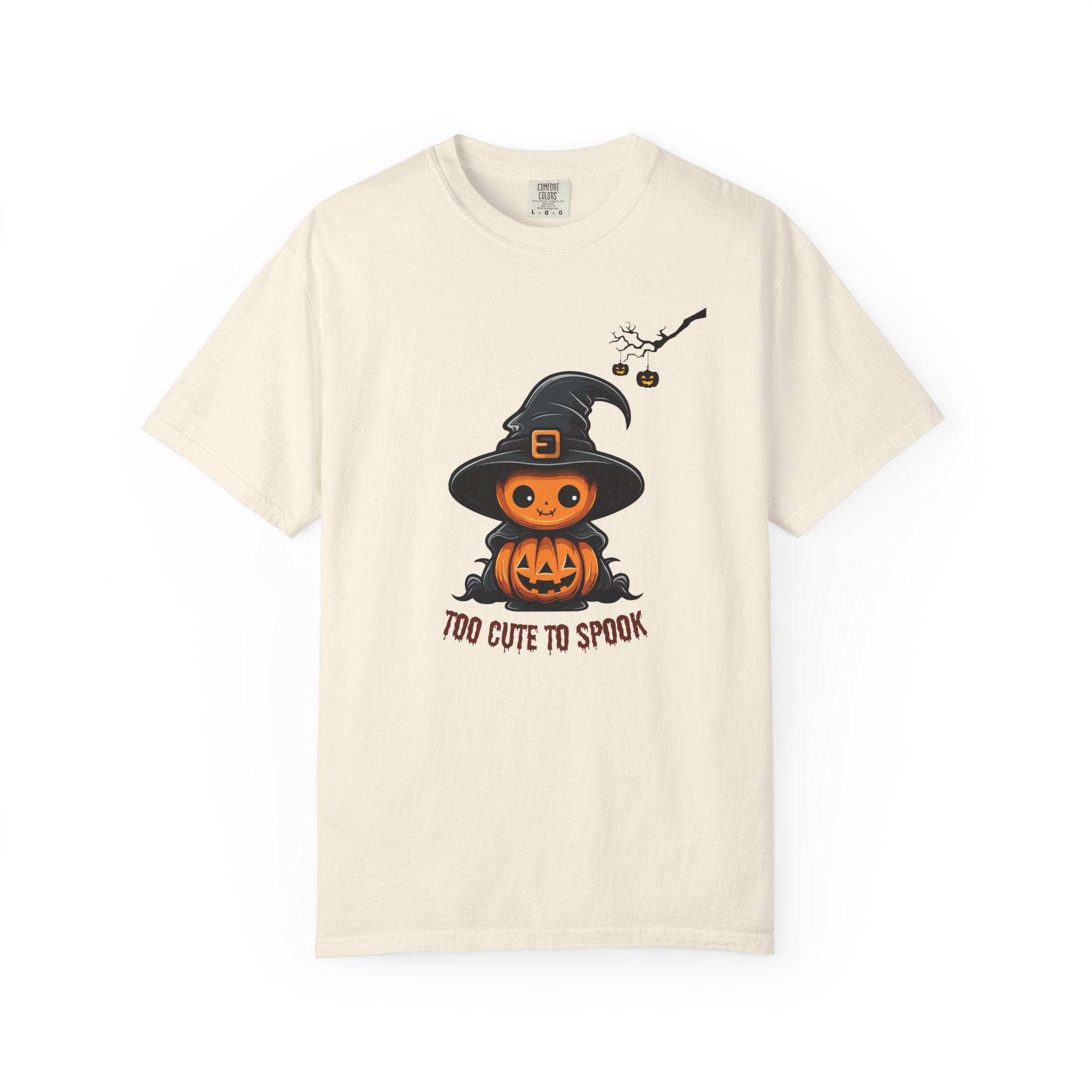 Halloween Pumpkin Fall Comfort Colors 1717 Graphic Tee – Cozy Halloween Shirt for Women