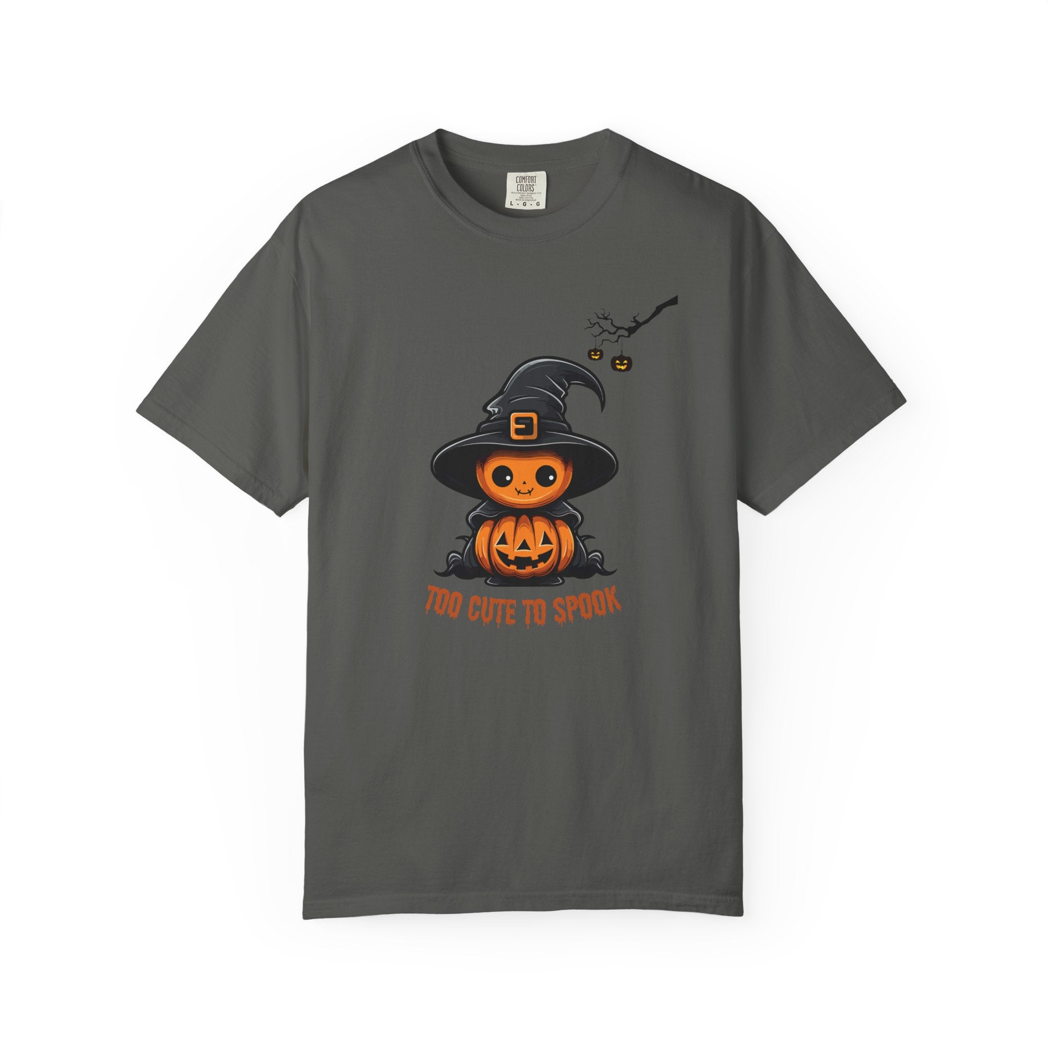 Halloween Pumpkin Fall Comfort Colors 1717 Graphic Tee – Cozy Halloween Shirt for Women