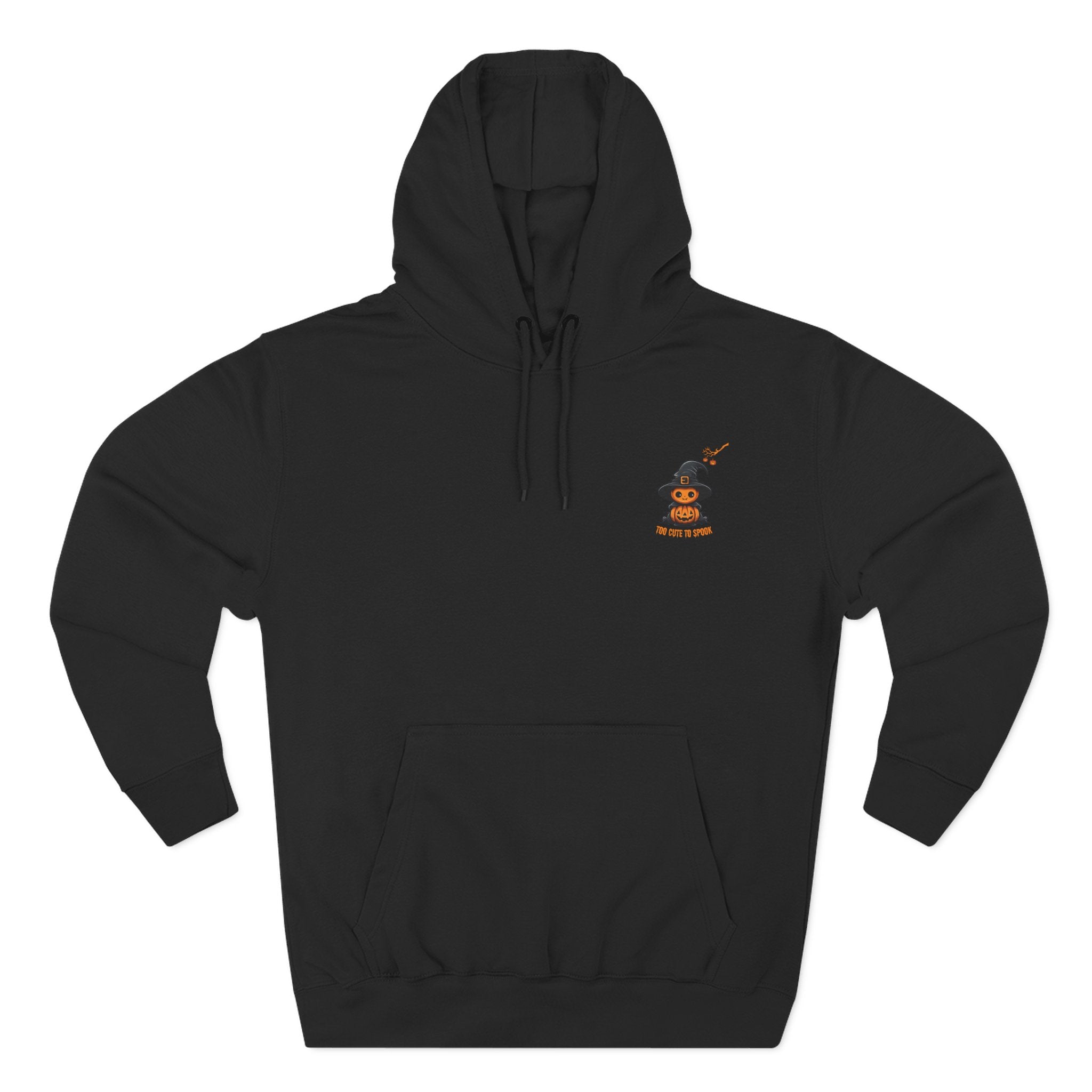 Too Cute To Spook - Three-Panel Fleece Hoodie, Premium Women's Hoodie